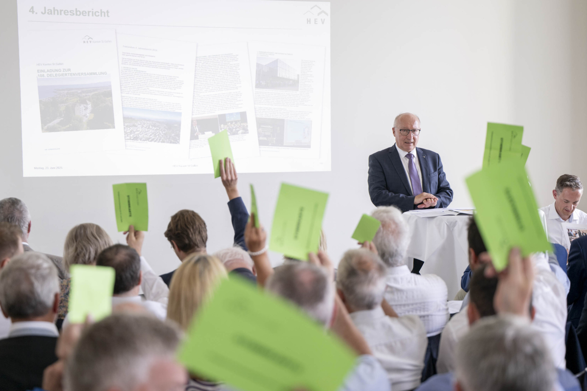 Delegiertenversammlung HEV Kanton St.Gallen 2025
