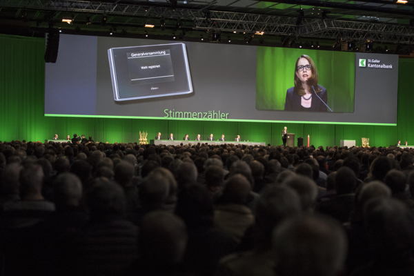Generalversammlung St.Galler Kantonalbank