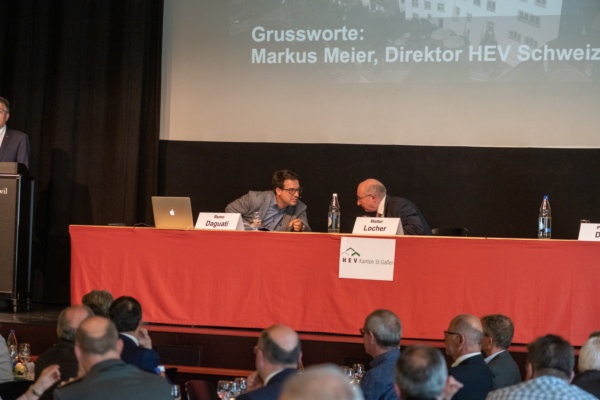 Delegiertenversammlung 2020 des HEV Kanton St.Gallen