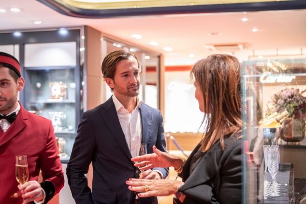 Eröffnung Cartier-Welt bei Chronoart 2022
