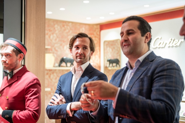 Eröffnung Cartier-Welt bei Chronoart 2022