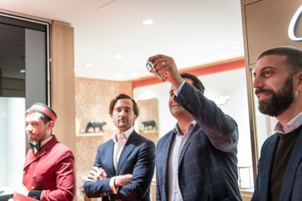 Eröffnung Cartier-Welt bei Chronoart 2022