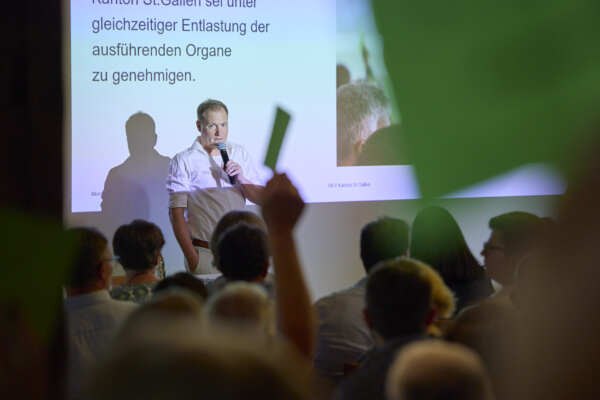 109. Delegiertenversammlung HEV Kanton St.Gallen, Verabschiedung Walter Locher