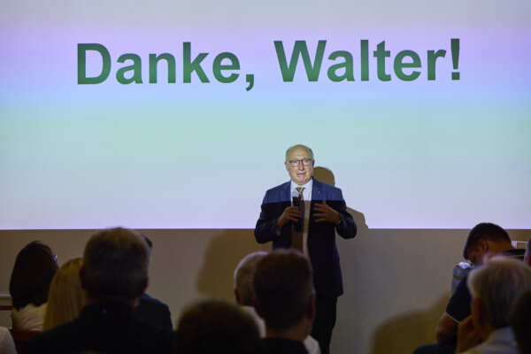 109. Delegiertenversammlung HEV Kanton St.Gallen, Verabschiedung Walter Locher