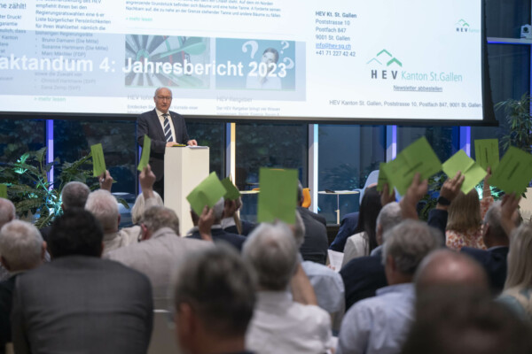 Delegiertenversammlung HEV Kanton St.Gallen 2024