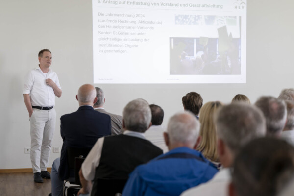 Delegiertenversammlung HEV Kanton St.Gallen 2025