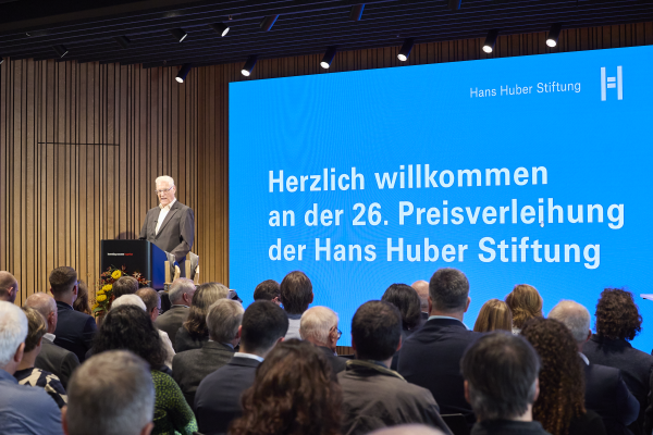 Preisverleihung Hans Huber Stiftung