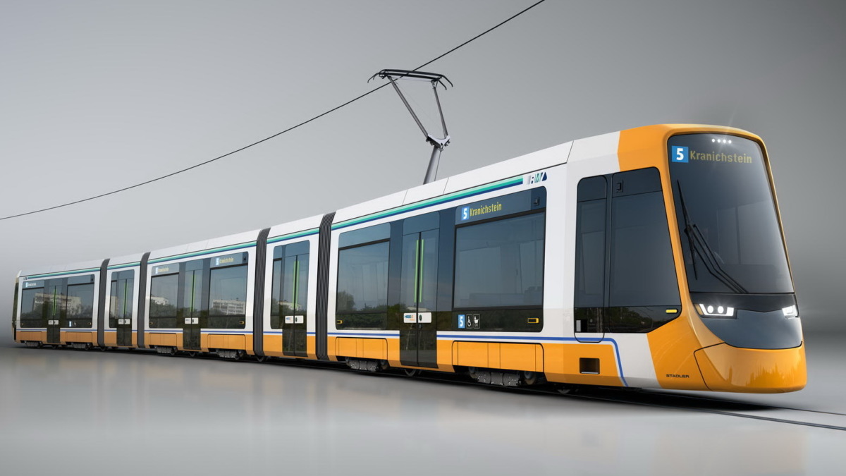 Stadler liefert 14 Strassenbahnen nach Darmstadt