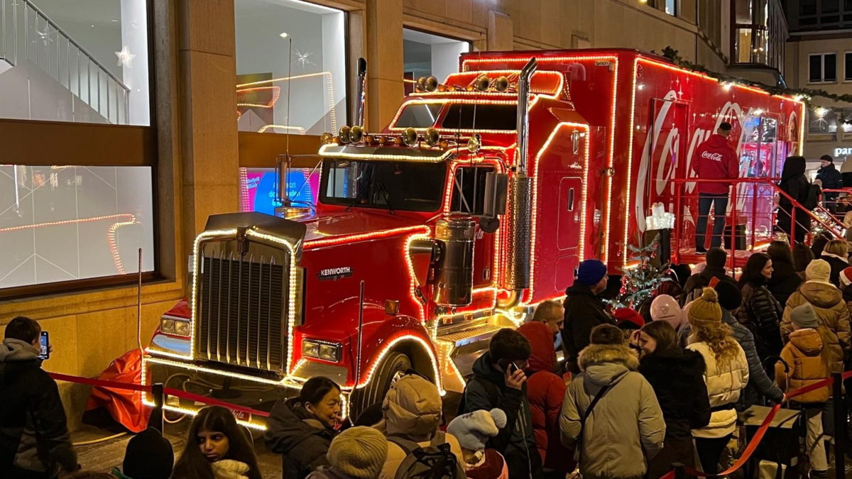 Hugelshofer fährt Coca-Cola-Weihnachtstruck