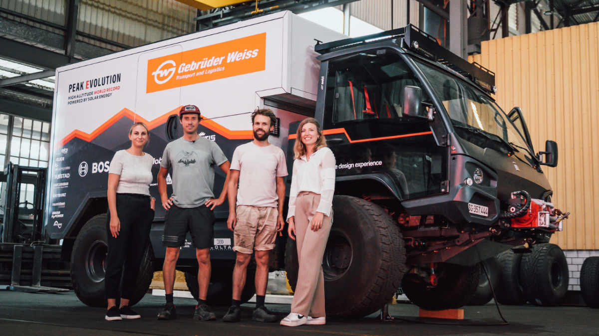 Gebrüder Weiss schickt Solar-Lkw auf den höchsten Vulkan der Erde