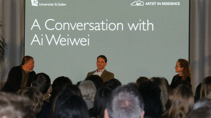 Ai Weiwei, Philippe Narval und Laura Noll