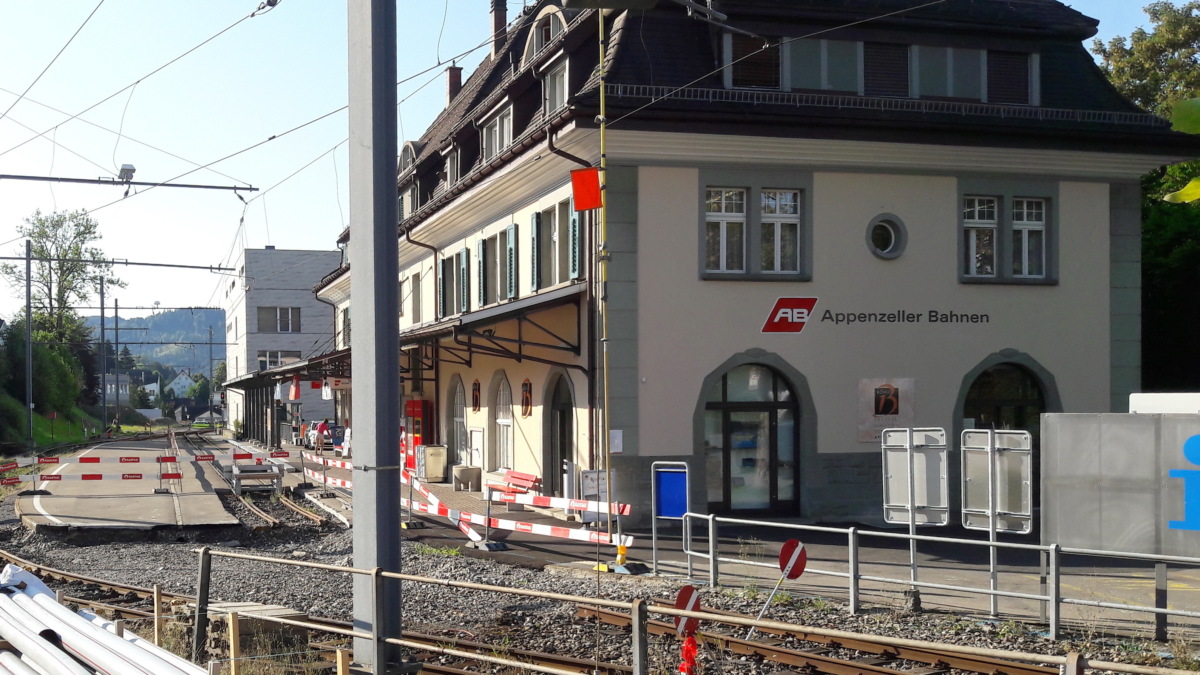 Bahnhof Teufen wird modernisiert