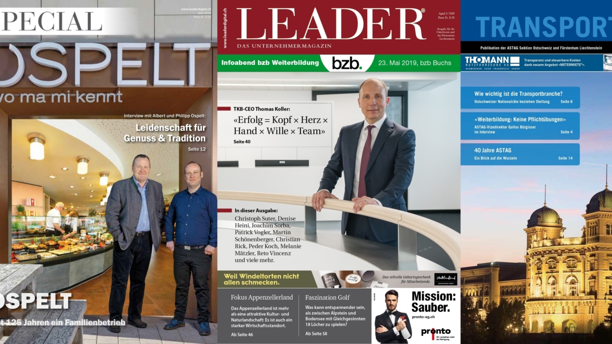 Der April-LEADER kommt