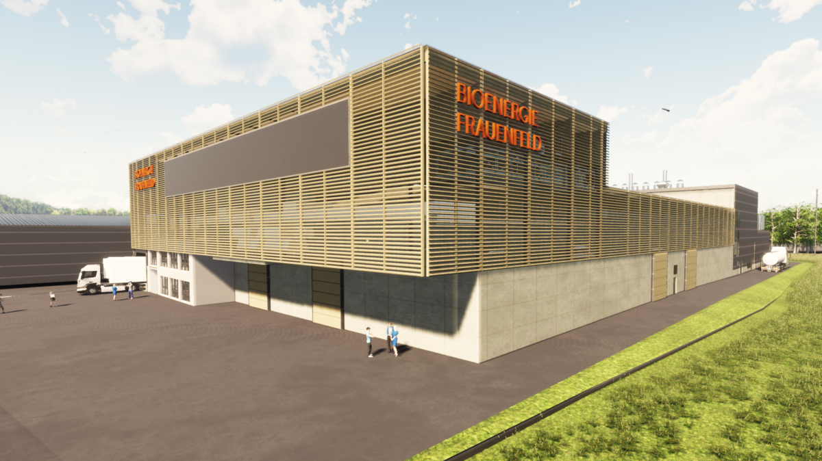 Holzheizkraftwerk in Frauenfeld eröffnet