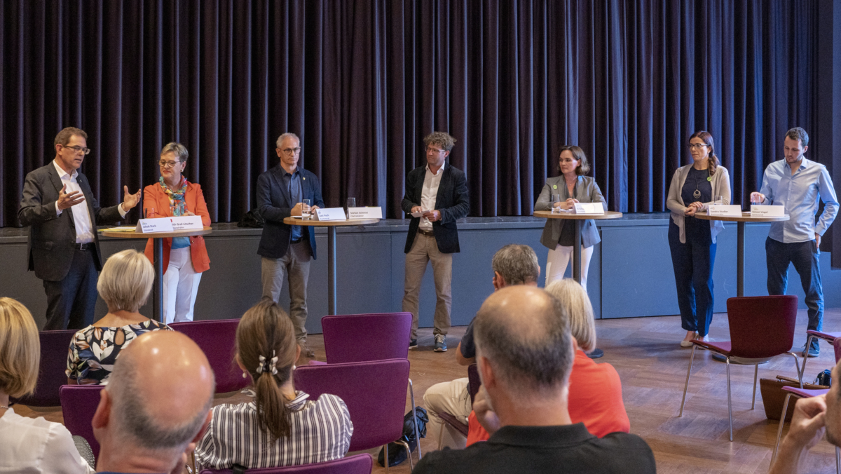 Vier Abstimmungsvorlagen – ein Podium