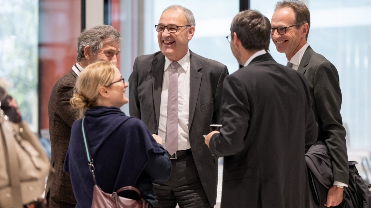 Bundesrat Parmelin zu Gast im Square