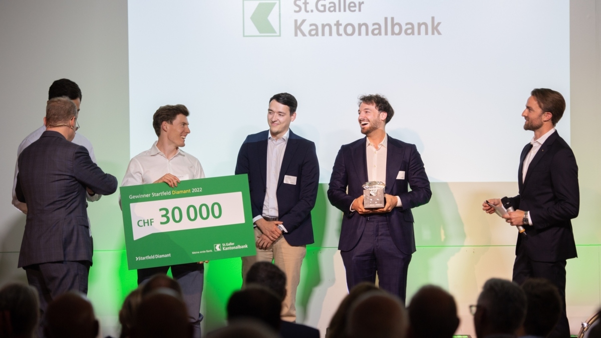 Startfeld Diamant: Sechs Start-ups im Finale