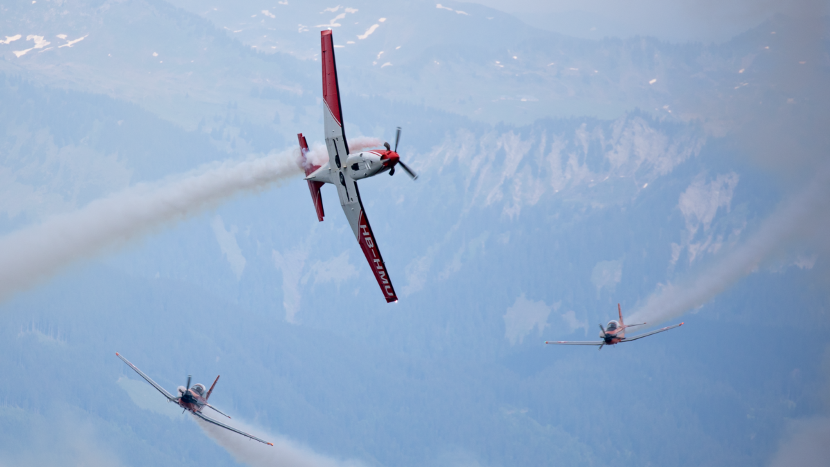 Airshow auf dem Hohen Kasten