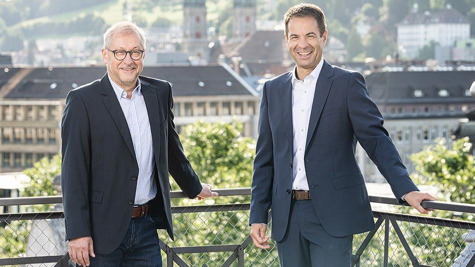Per 1. Oktober 2021 hat Mesut Schmid (rechts) die Leitung des Bereichs Immobilien von Philipp Zünd übernommen