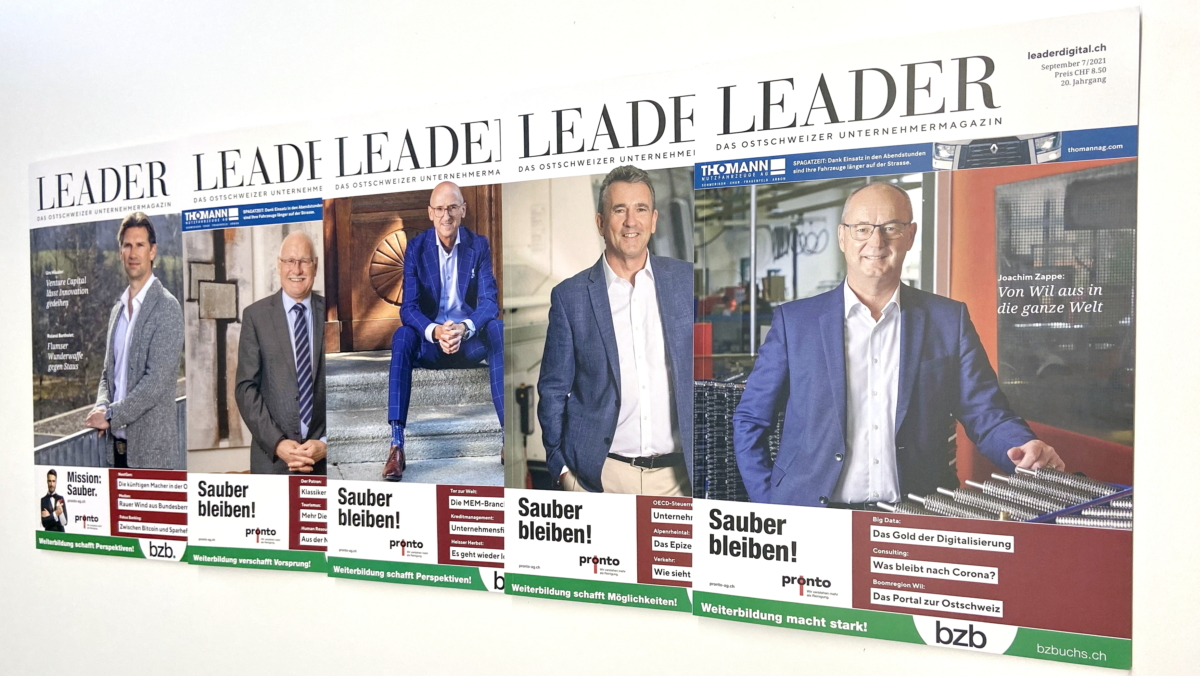 Der LEADER ist mehr als «nur» das Ostschweizer Wirtschaftsmagazin