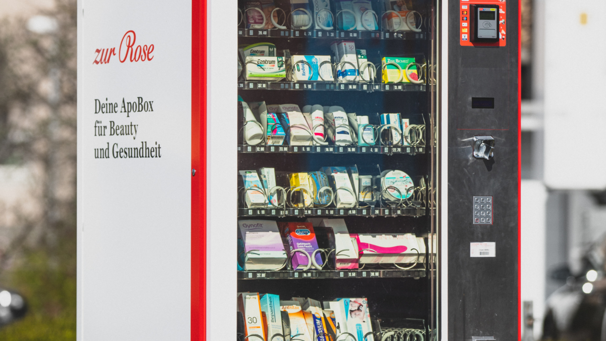 Beauty- und Gesundheitsprodukte aus dem Automaten