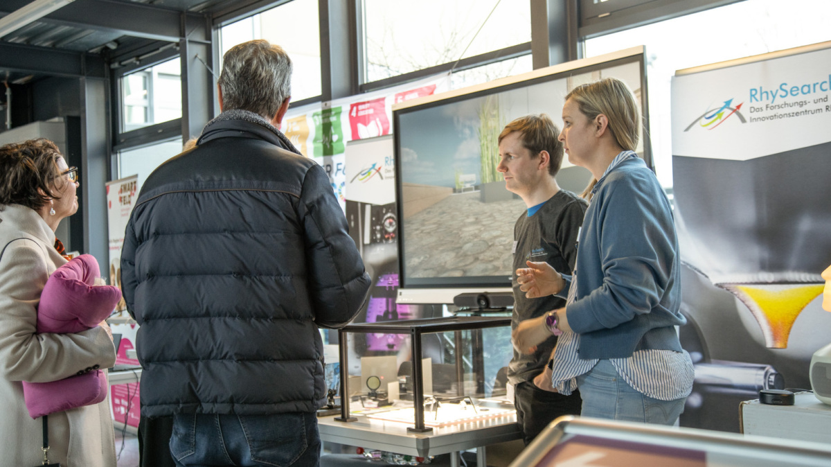 Auch Partnerorganisationen wie RhySearch haben KI-Projekte vorgestellt