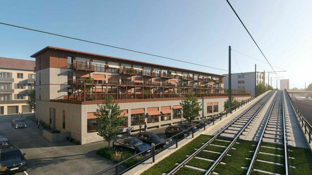 Blumer Lehmann stellt Holz-Neubau in Wallisellen fertig