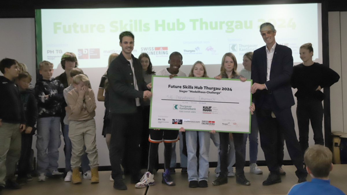Modellhaus-Challenge 2024: Erfolgreicher Start für Future Skills im Thurgau