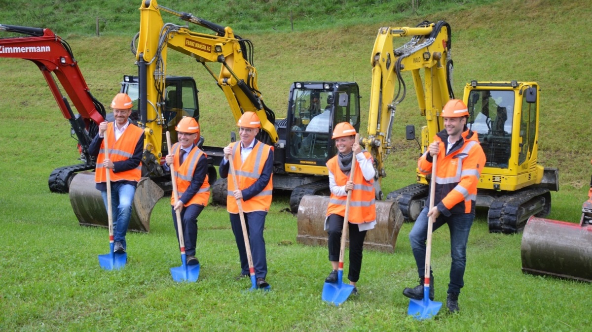 Baustart beim neuen Servicezentrum Appenzell