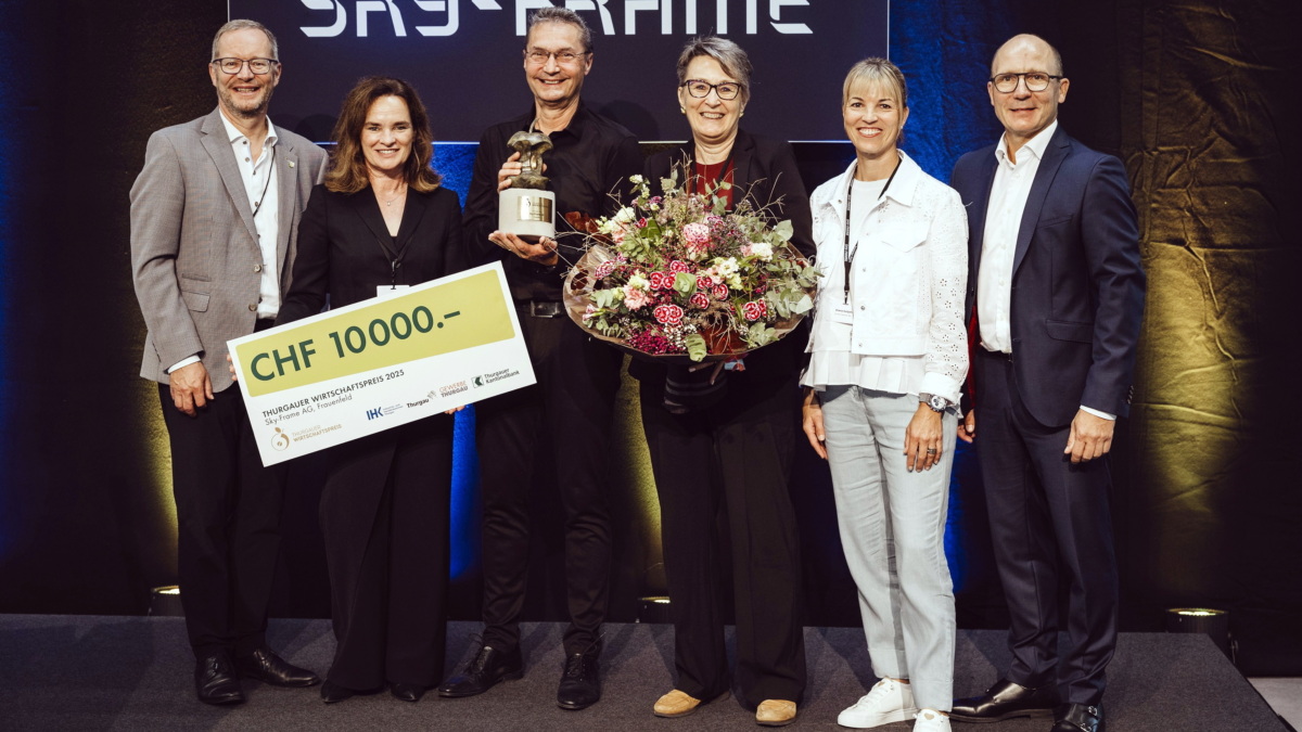 Preis der Thurgauer Wirtschaft 2025 geht an Sky-Frame