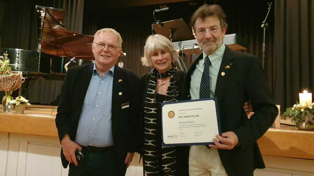 Rotary Club Appenzell zeichnet Florian Sutter aus