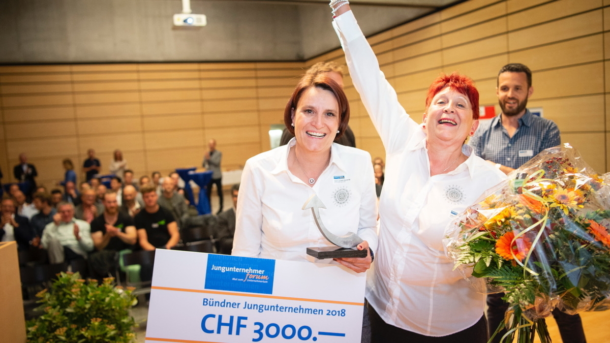 Laurent wird Bündner Jungunternehmerin 2018