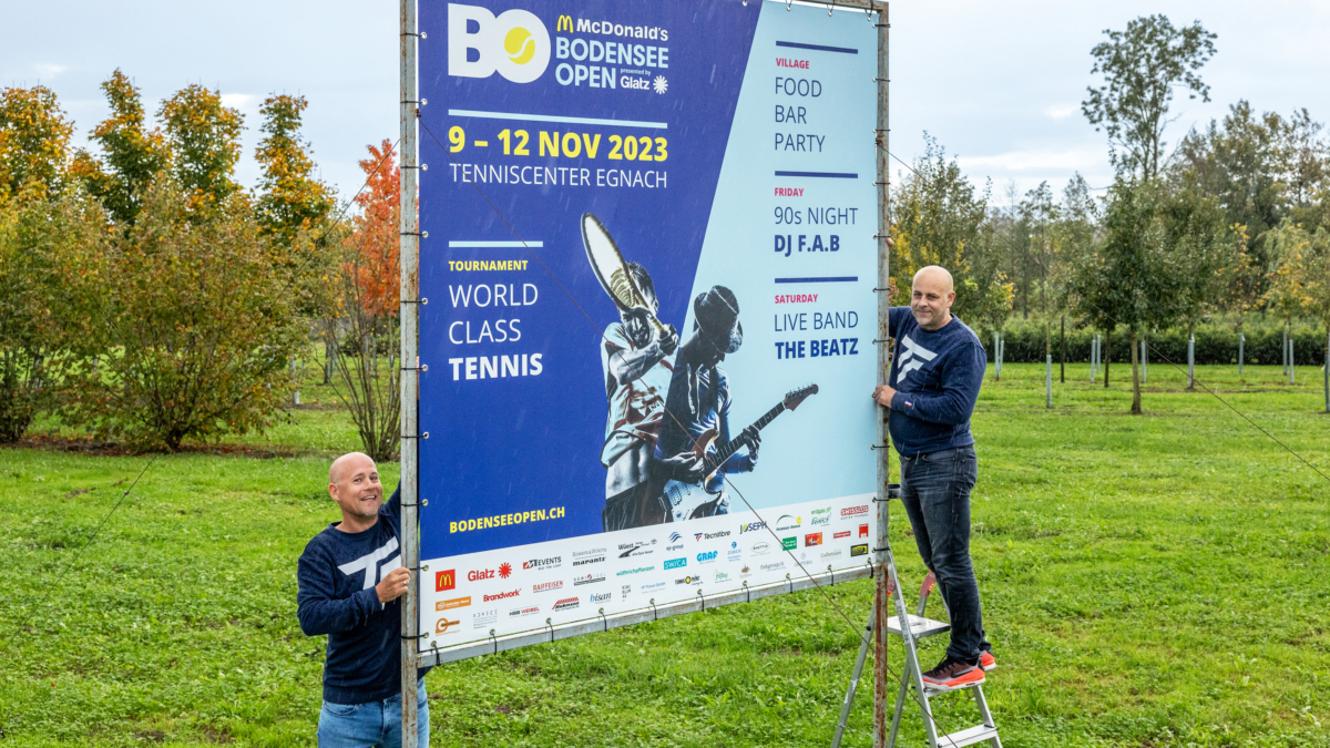 Grosses Tennis – einzigartig verpackt