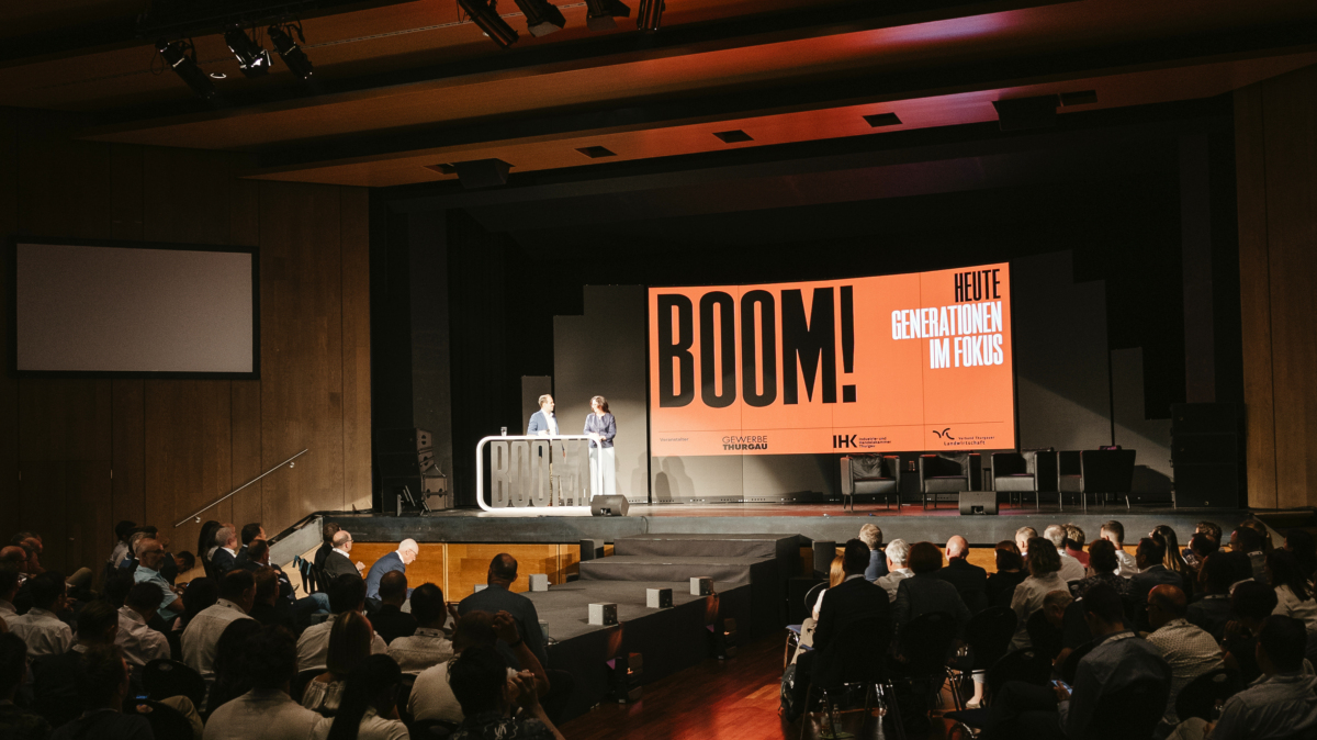 Der neue Thurgauer Wirtschaftsanlass BOOM! feierte am 1. Juni seine Premiere