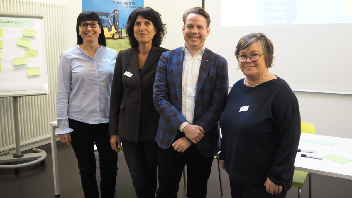 KMU Forum zu Gast in Lutzenberg: «Gesundheitsförderung am Arbeitsplatz ist eine Investition in die Zukunft»