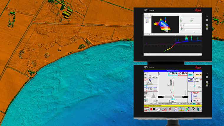 Das Leica-LiDAR-Display (Light Detection And Ranging)