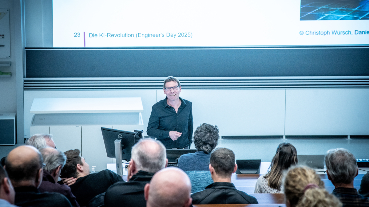 Christoph Würsch hat in seinem Referat zusammen mit Daniel Lenz nachgezeichnet, wie KI in unser Leben fand