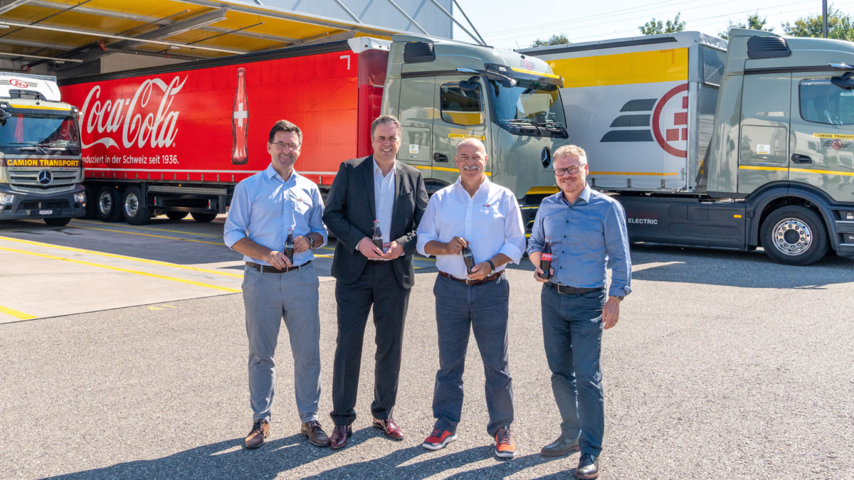 Camion Transport und Coca-Cola setzen auf E-LKW