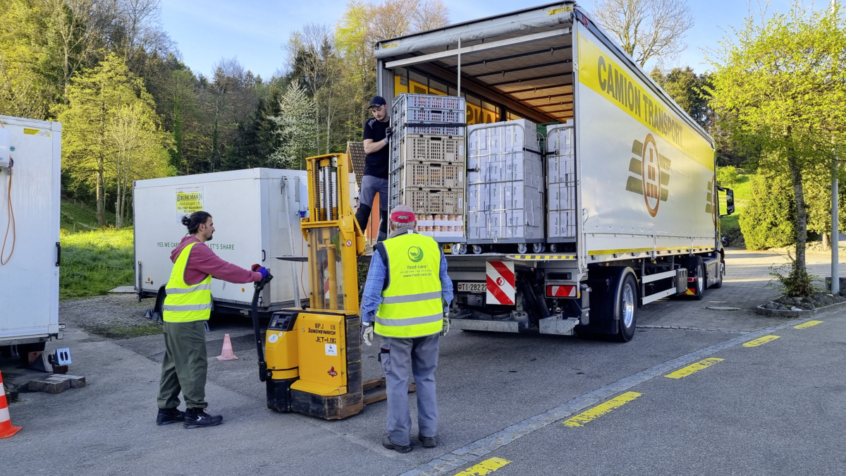 Food-care und Camion Transport – frische Wege für gute Taten