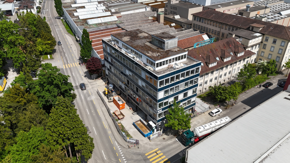 Aktueller Zustand Teil des Mahlwerk Uzwil