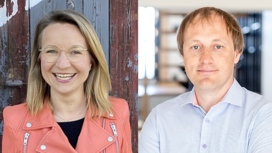 Nele Kreyssig, New Work-Spezialistin und Taavi Kotka, Initiant e-Estonia.