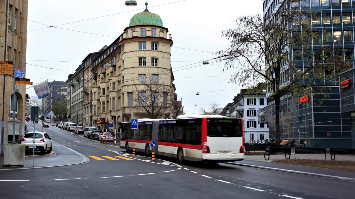 Das IQB und die Höhere Wirtschafts- und Verwaltungsschule hatte ihren Sitz einst an der Teufenerstrasse im Stadtzentrum von St.Gallen