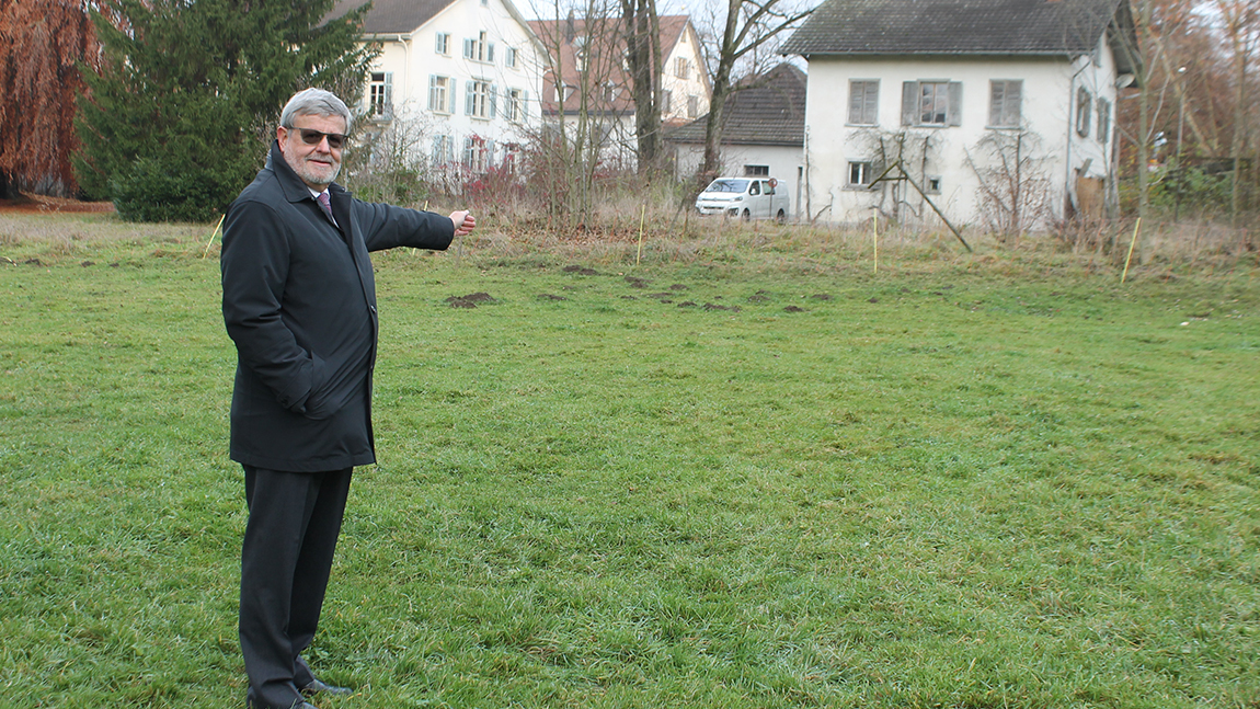 Hinter der der «Villa Rose» wird gebaut
