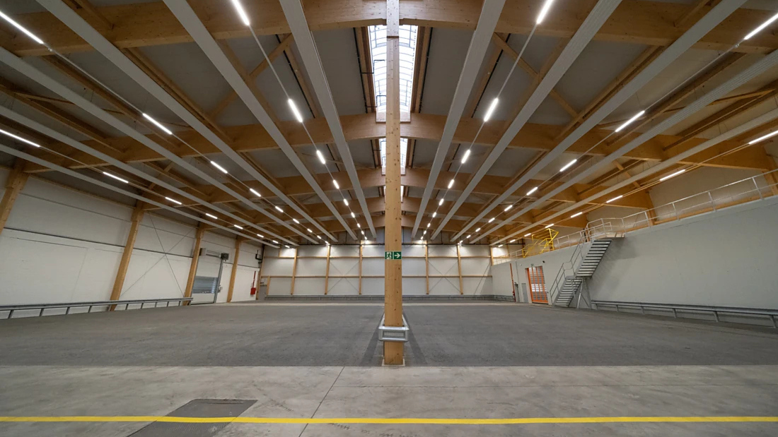 Der Neubau der Lagerhalle in nachhaltiger Holzbauweise ist ein deutliches Bekenntnis der Bauwerk Group zum Standort Schweiz