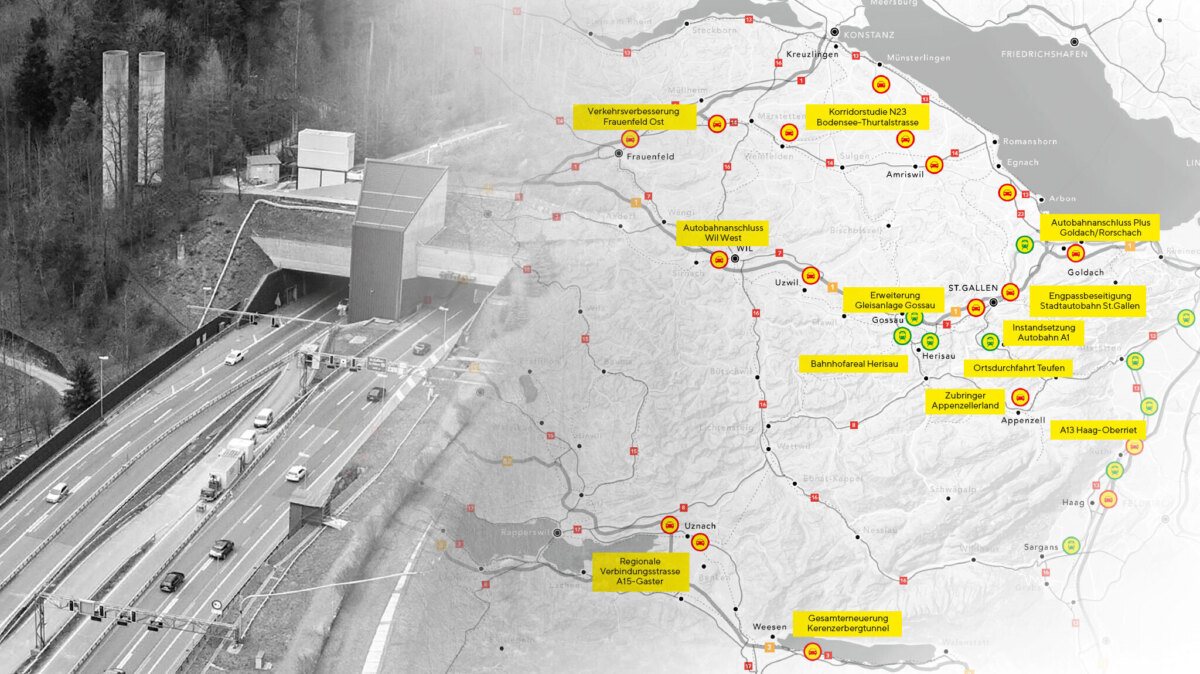 Schiene, Strasse, Streit: So steht es um unsere Grossbauprojekte