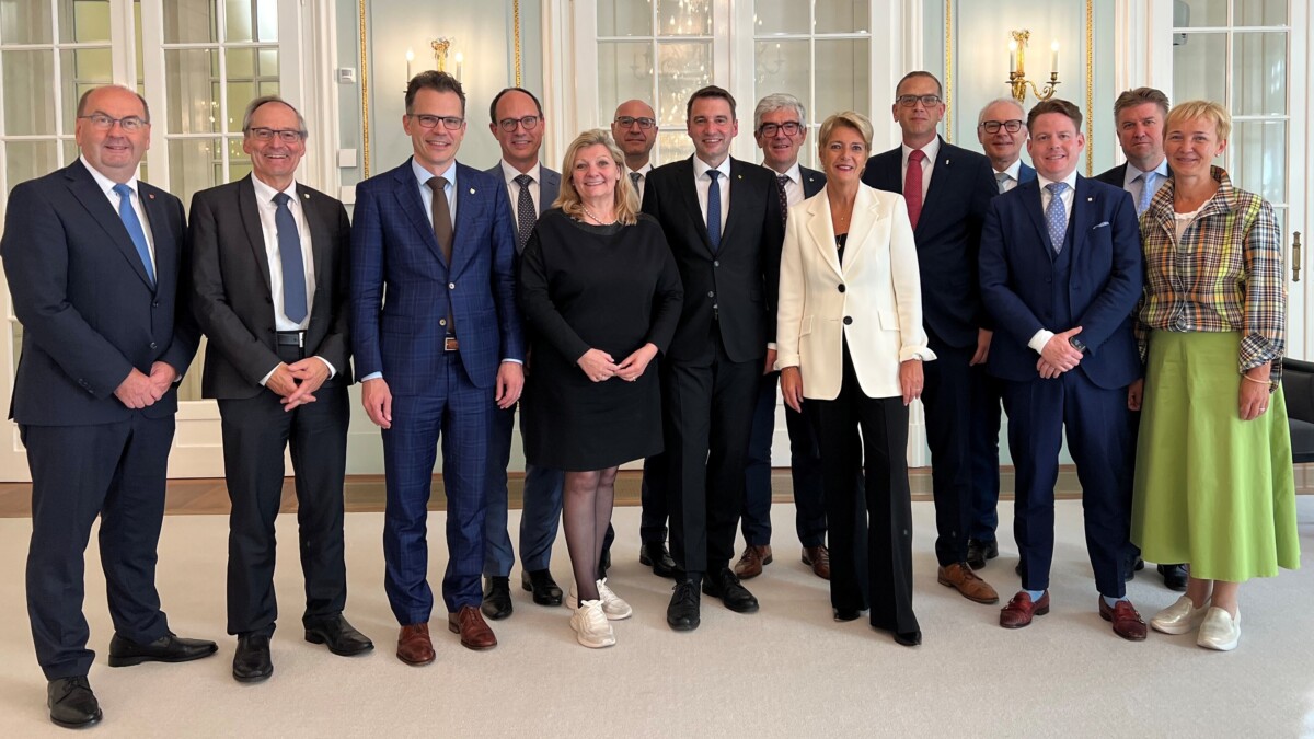 Ostschweizer Regierungskonferenz trifft Bundespräsidentin Karin Keller-Sutter