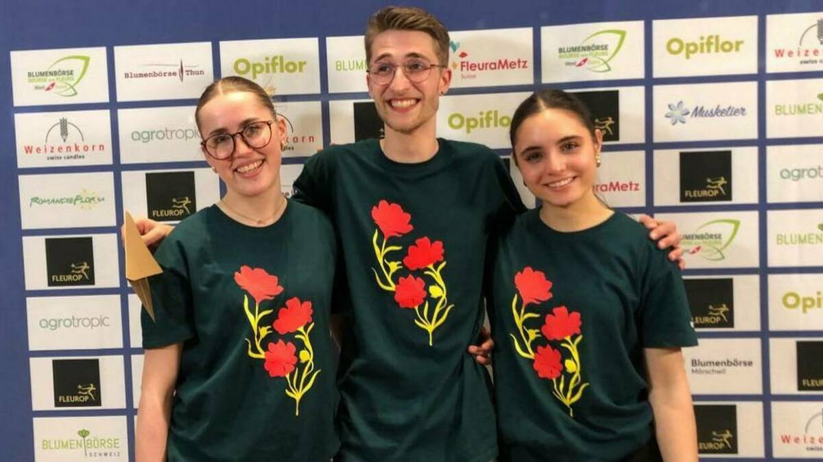 Drei Ostschweizer sind im Finale an den SwissSkills Floristik