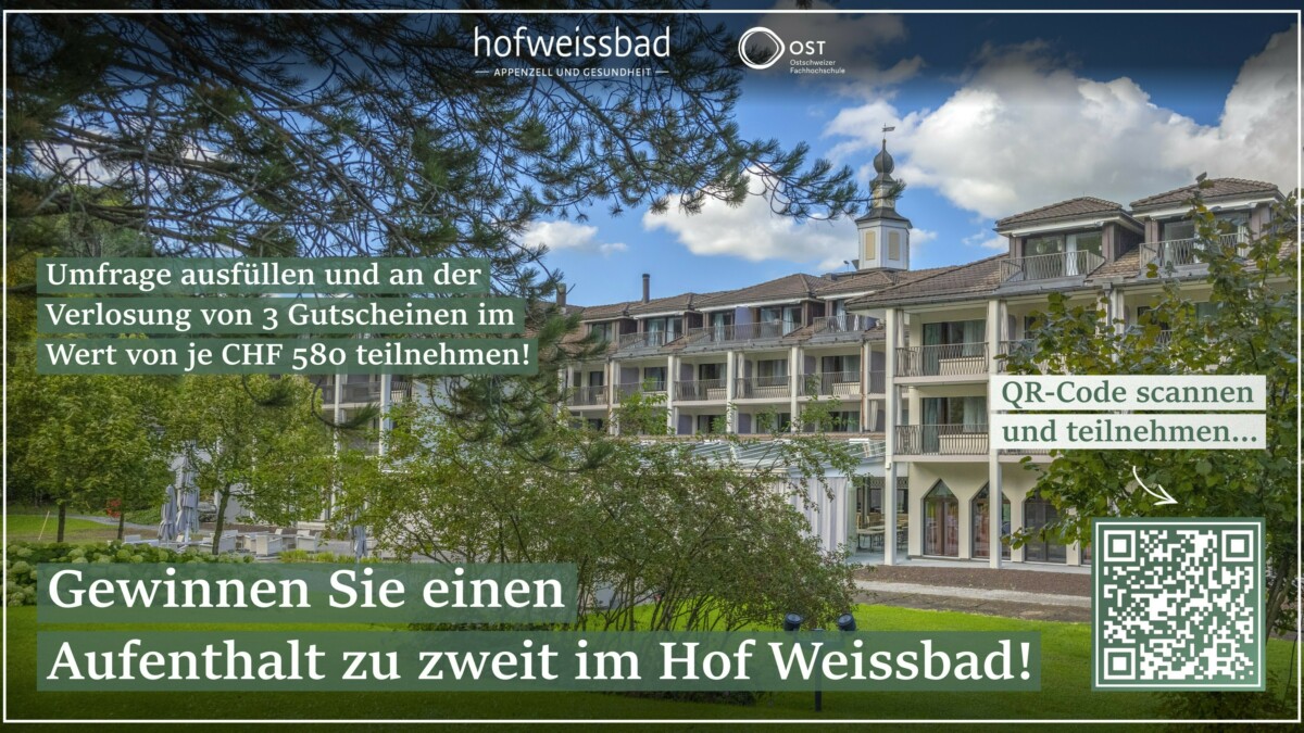 Aufenthalt im Hotel Hof Weissbad gewinnen