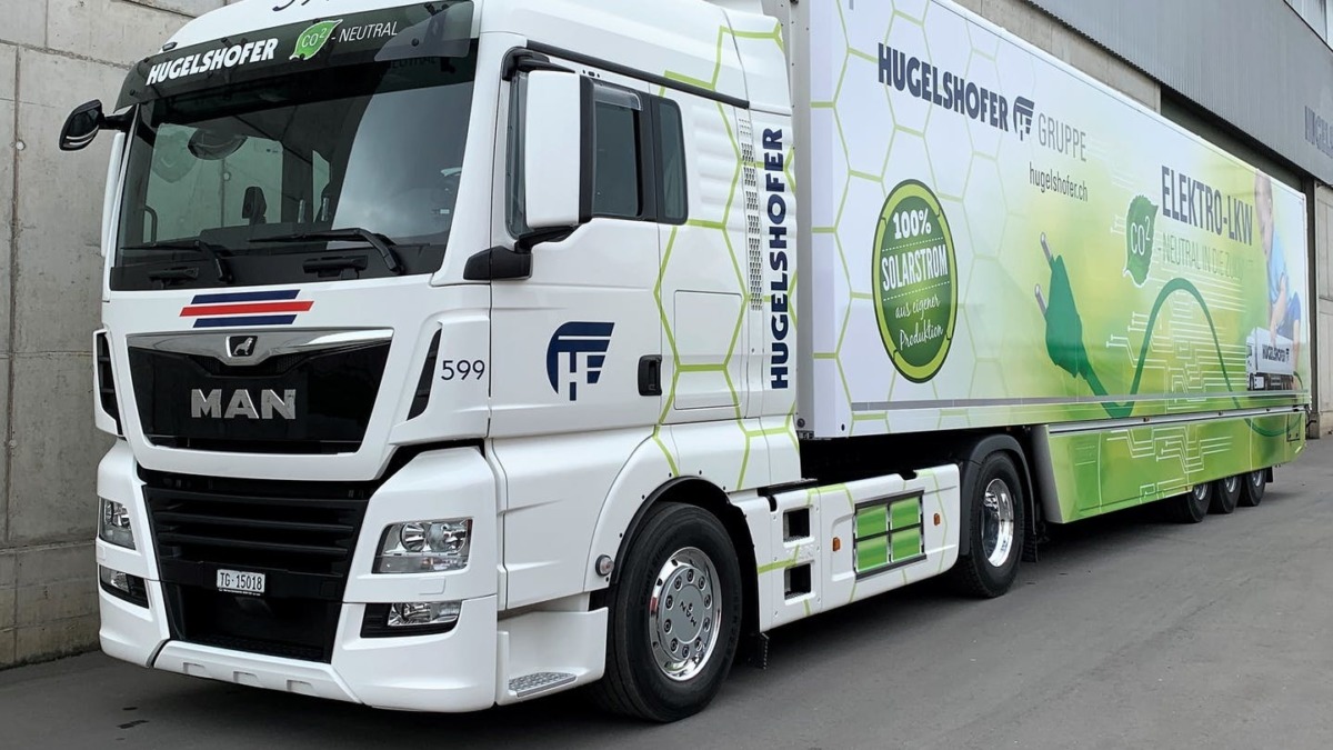 Hugelshofer fährt elektrisch für die Post