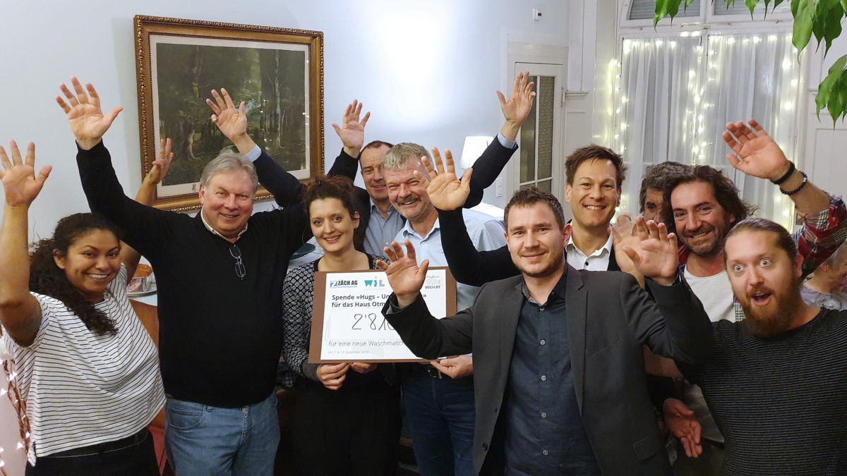 Spenden und Sponsoren ermöglichen neue Waschmaschine
